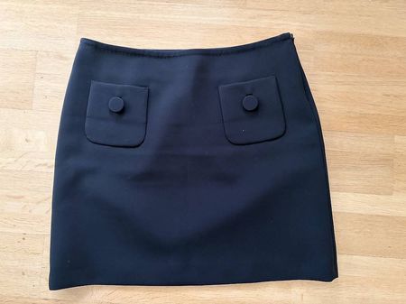 Schwarzer eleganter Max Mara Rock Gr. L