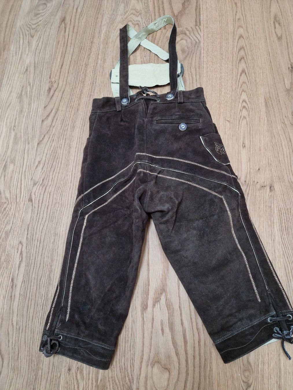 Pantaloni: Lederhosen Herren Gr. 44 Echtleder – Usato da Rothenburg venduto da buddy019 3