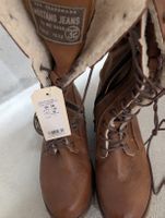 Stiefel Mustang braun Grösse 38 mit Futter, nie benutzt