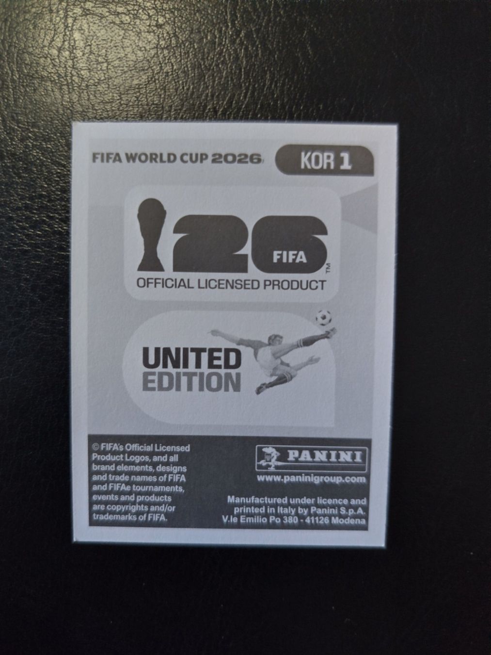 Panini Carte collezionabili: Panini FIFA World Cup 2026 KOR 1 – Nuovo (secondo la descrizione) da Matzingen venduto da Clie42 1