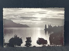 Crépuscule au lac Léman