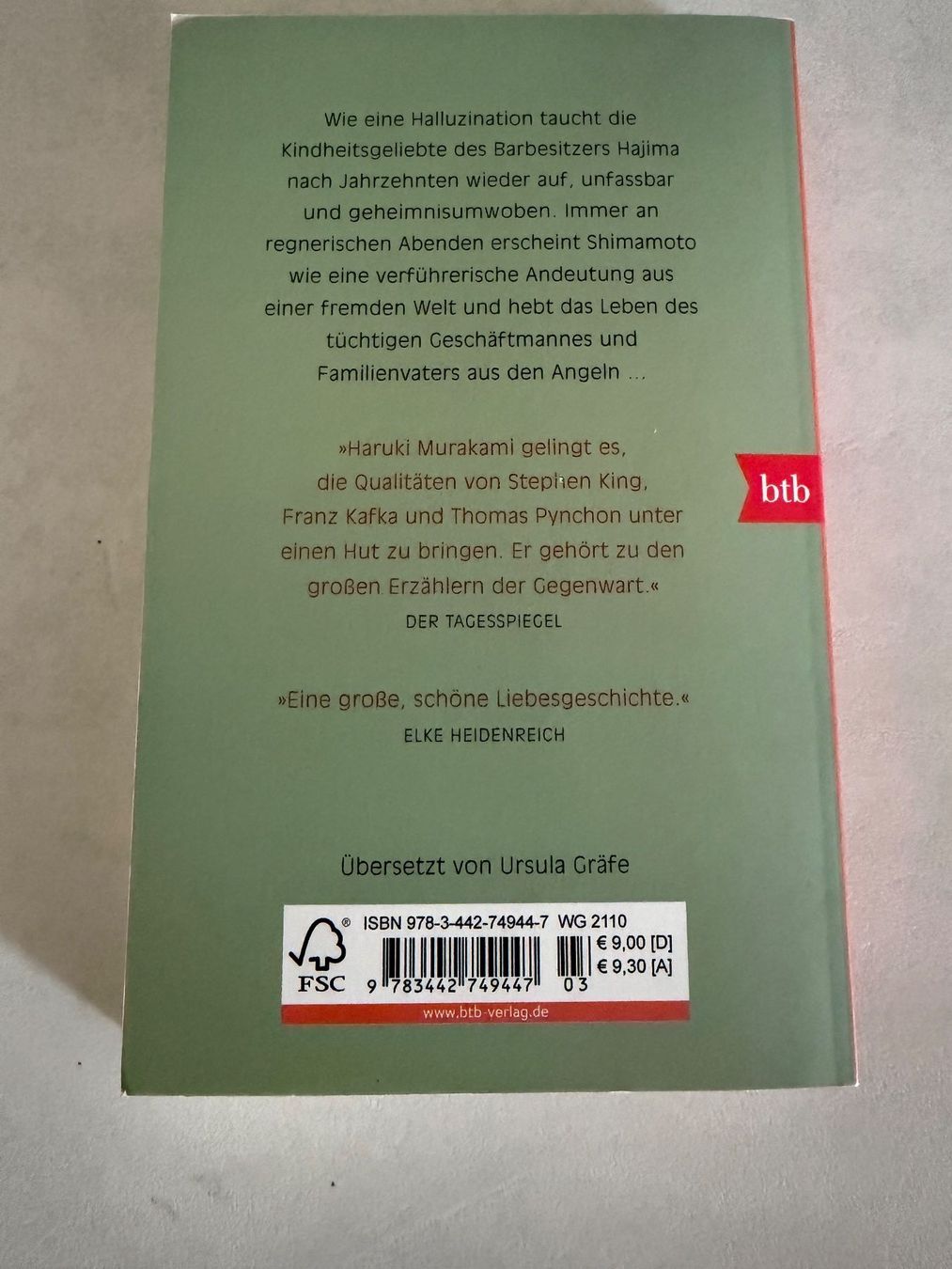 Livres: Haruki Murakami Südlich der Grenze, westlich der Sonne – D'occasion à Geroldswil par Jeremy11 1