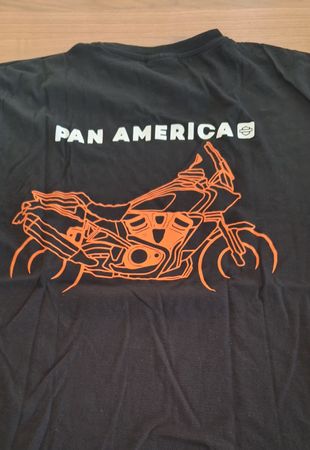 T-Shirts Pan America Motorrad Grösse XL und XL