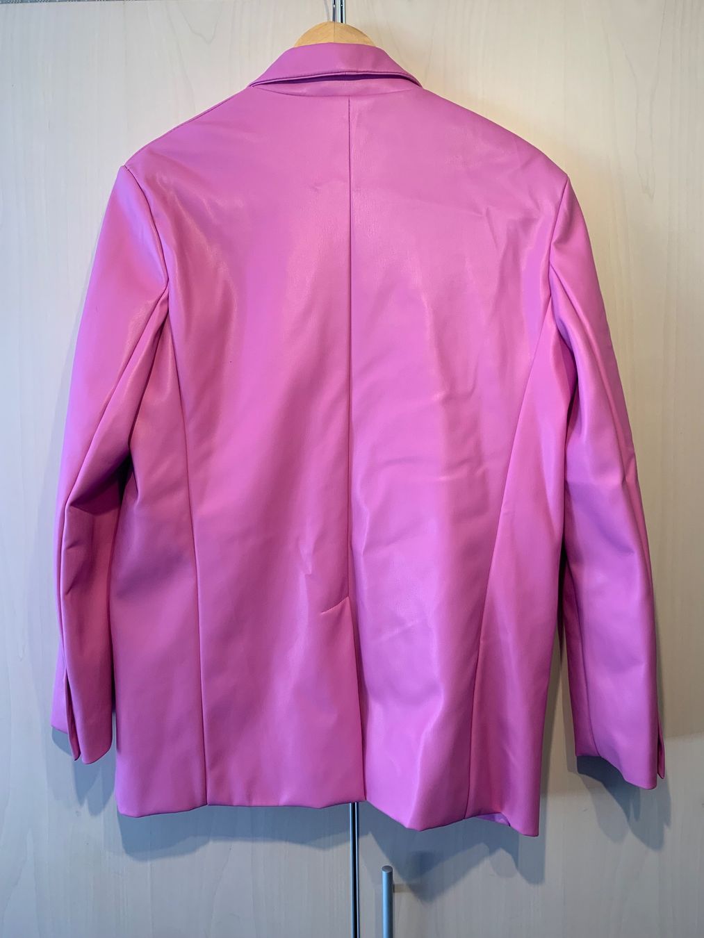 Bershka Giacche: Pinker Bershka Blazer in Lederoptik, Grösse S – Usato da Rosshäusern venduto da MiJoDoOl 1