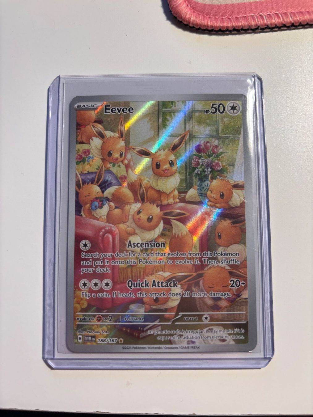Pokémon Carte collezionabili: Evoli Eevee 188/167 – Usato da Salez venduto da lan_cqx2