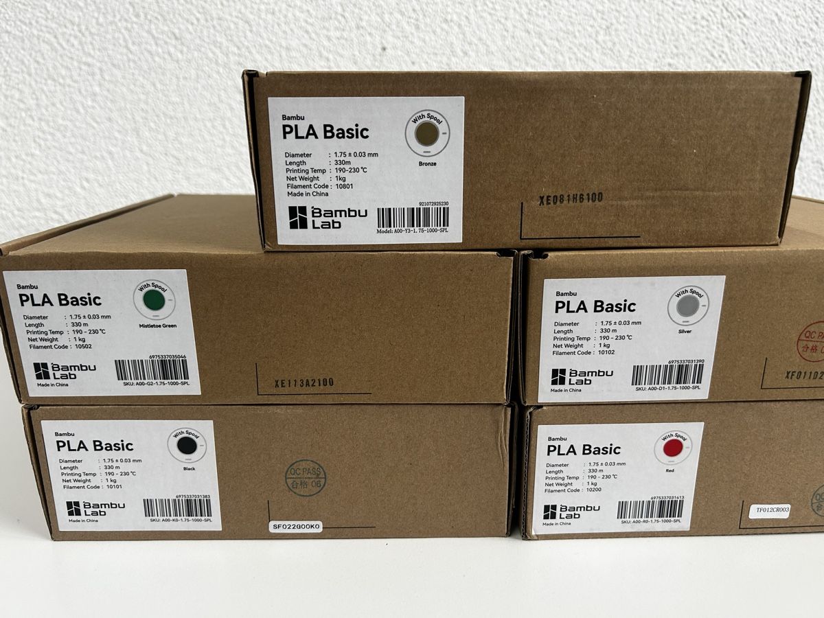 Bambu Lab Imprimante 3D: 5x Bambu Lab PLA Basic  Neu – Neuf avec emballage d'origine à Brüttisellen par mogador9