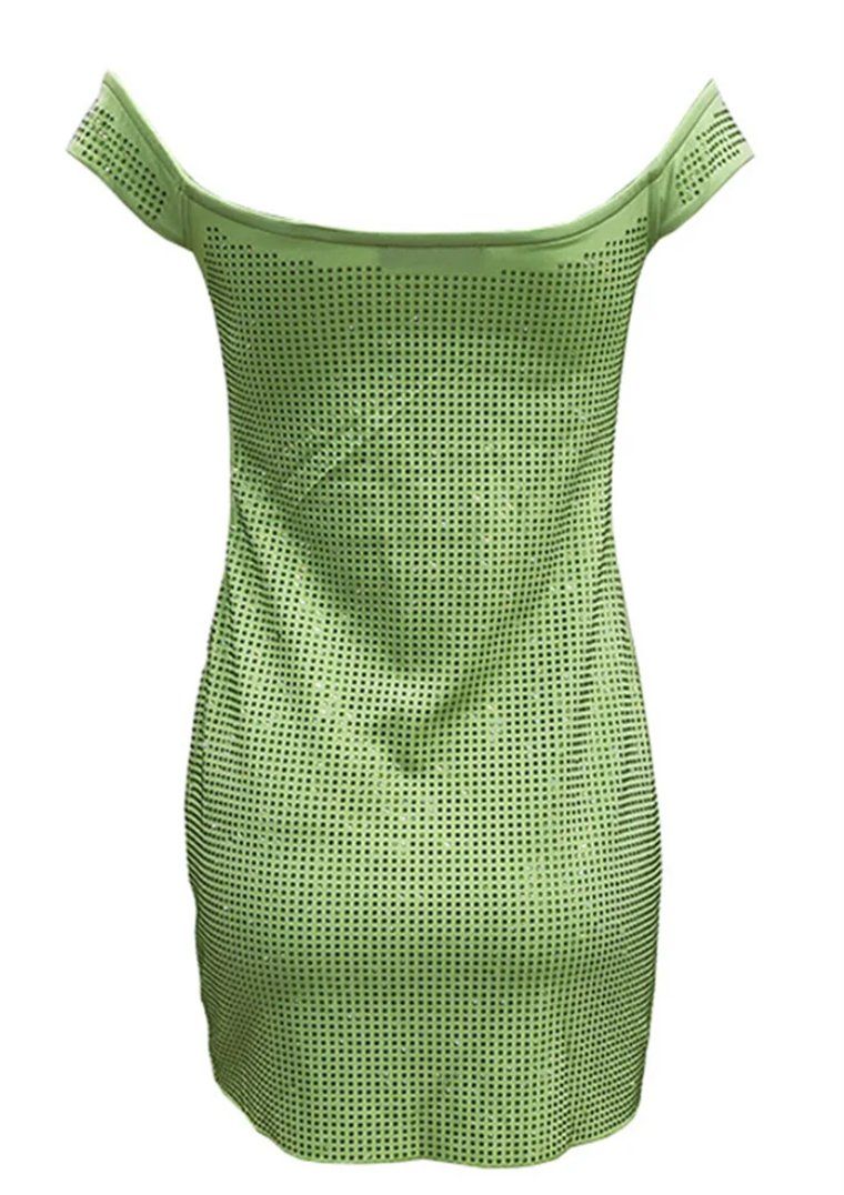 Vestiti: Grünes Glitzer-Partykleid Mini – Nuovo e nell'imballaggio originale da Zürich venduto da Naebeli 4