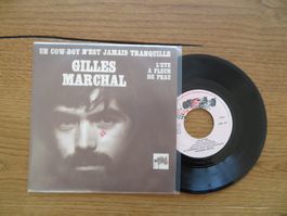 Gilles Marchal - Un Cow-boy n'est Jamais Tranquille, Single.