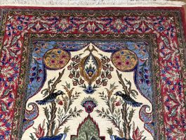 Antiker Kashan - handgeknüpfter Perserteppich