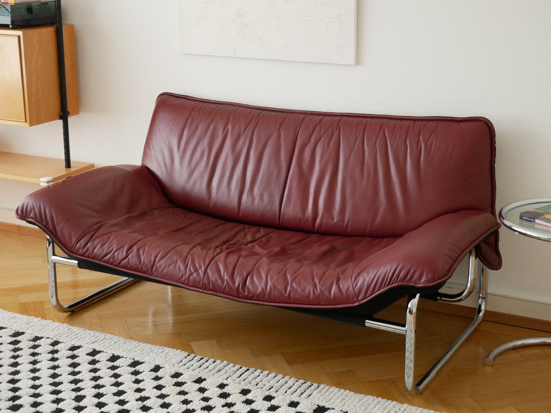 Ikea Sofas: Vintage IKEA 2er-Sofa Johan Bertil Häggström 70er dunkelrot – Gebraucht aus Bern von moebelkarussell 8