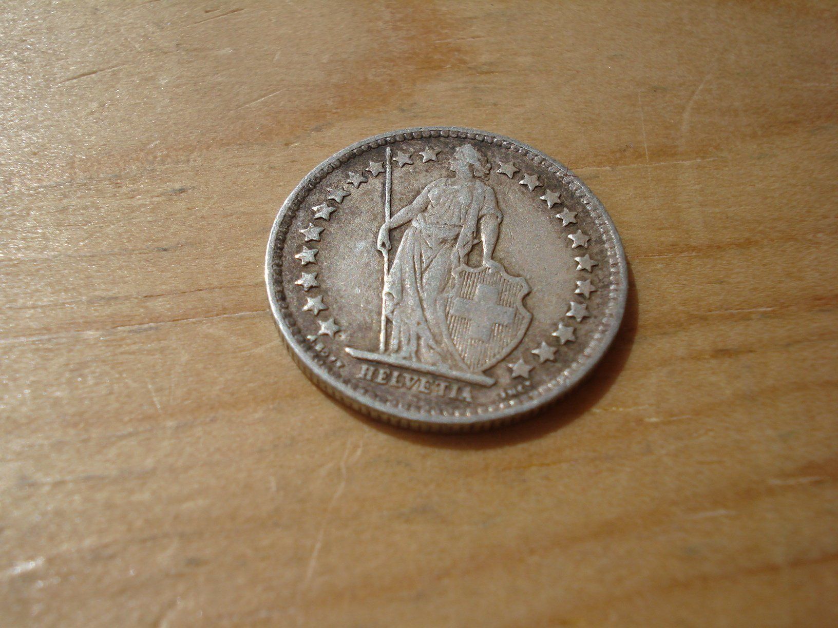 Alle Münzen: (D2) 1/2 Franken 1939 – Gebraucht aus Erlach von Net-Coins 1