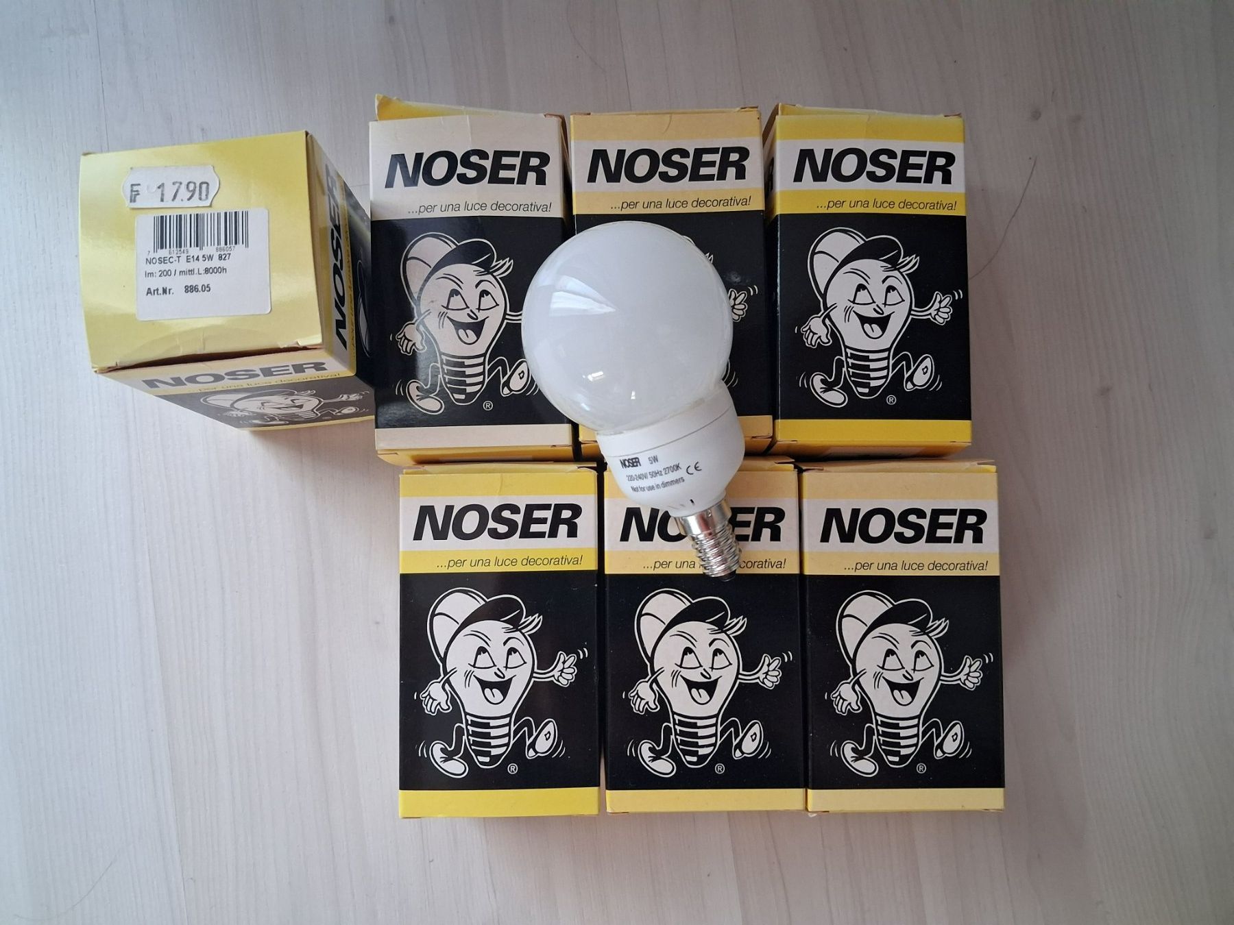 Lampen: 7 x  SPARLAMPE E 14    5 WATT – Neu und originalverpackt aus langnau von Santos1411