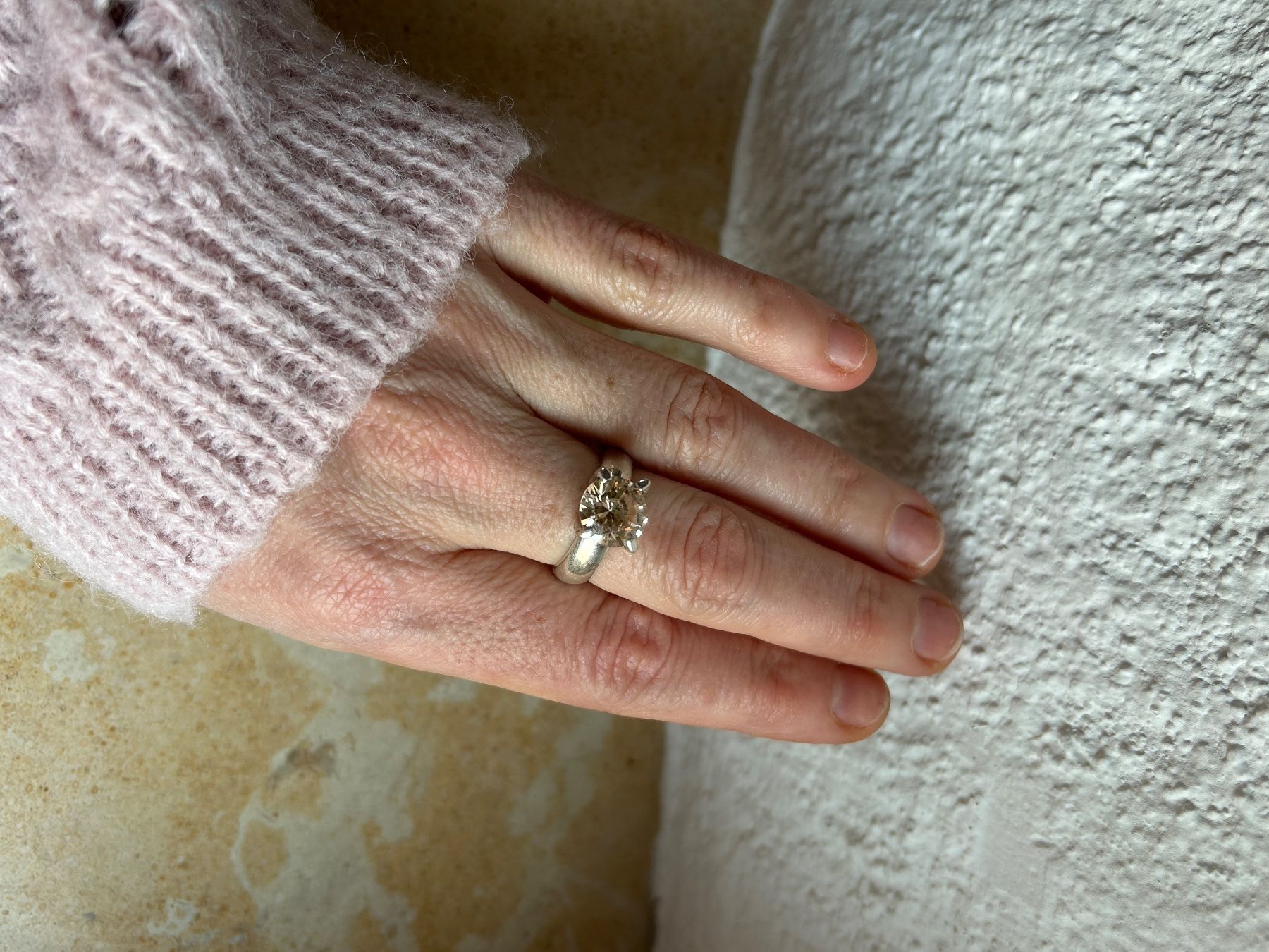 Anelli: Silberring WEDDING mit Zirkonia Gr. 56 – Usato da Dittingen venduto da Bijoubelle 1