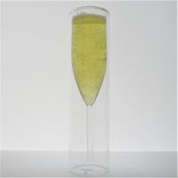 Isolierglas 100ml Champagnerglas 1 Stück Flöten
