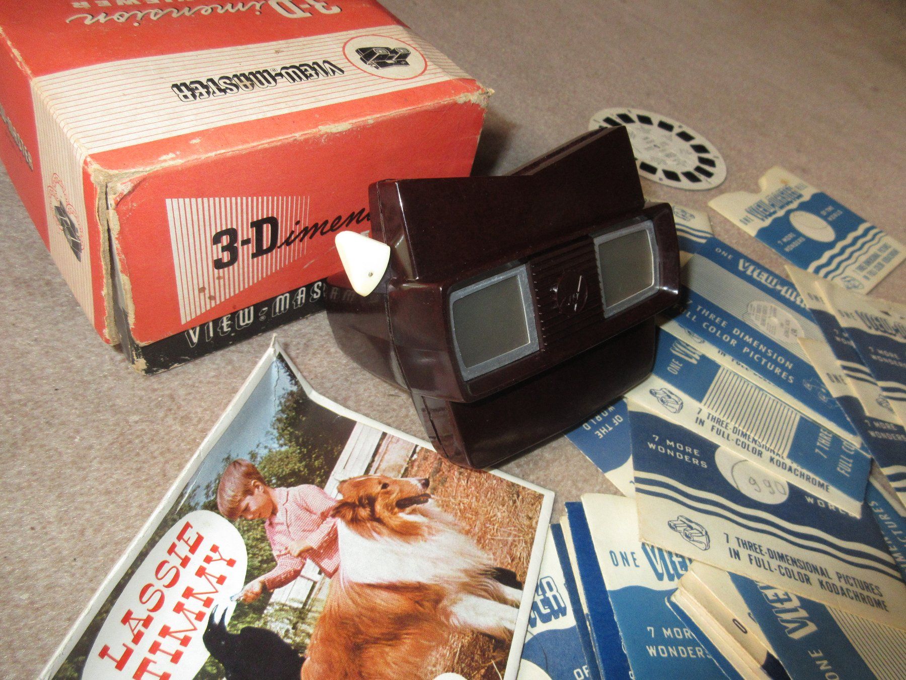 Fotocamera: Sawyer's View-Master 3-D Model Bakelit mit Schachtel / Box m – Usato da Sylt venduto da elizan 6