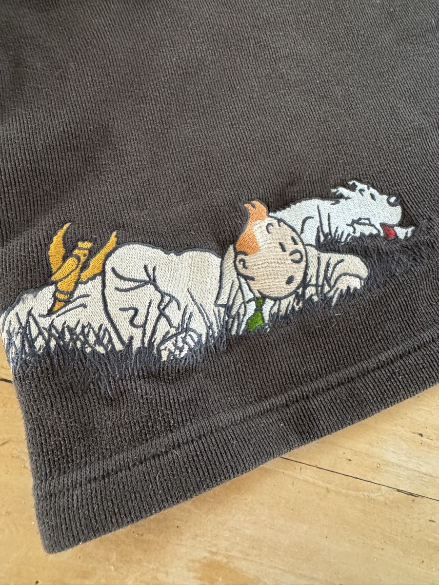 Maglioni & Felpe: Pull / sweat coton brodé Tintin 6 ans – Usato da Puidoux venduto da serendipite 1