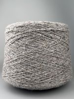 Kaschmir Seide Konenwolle Melange Tin Tweed Strickmaschine 