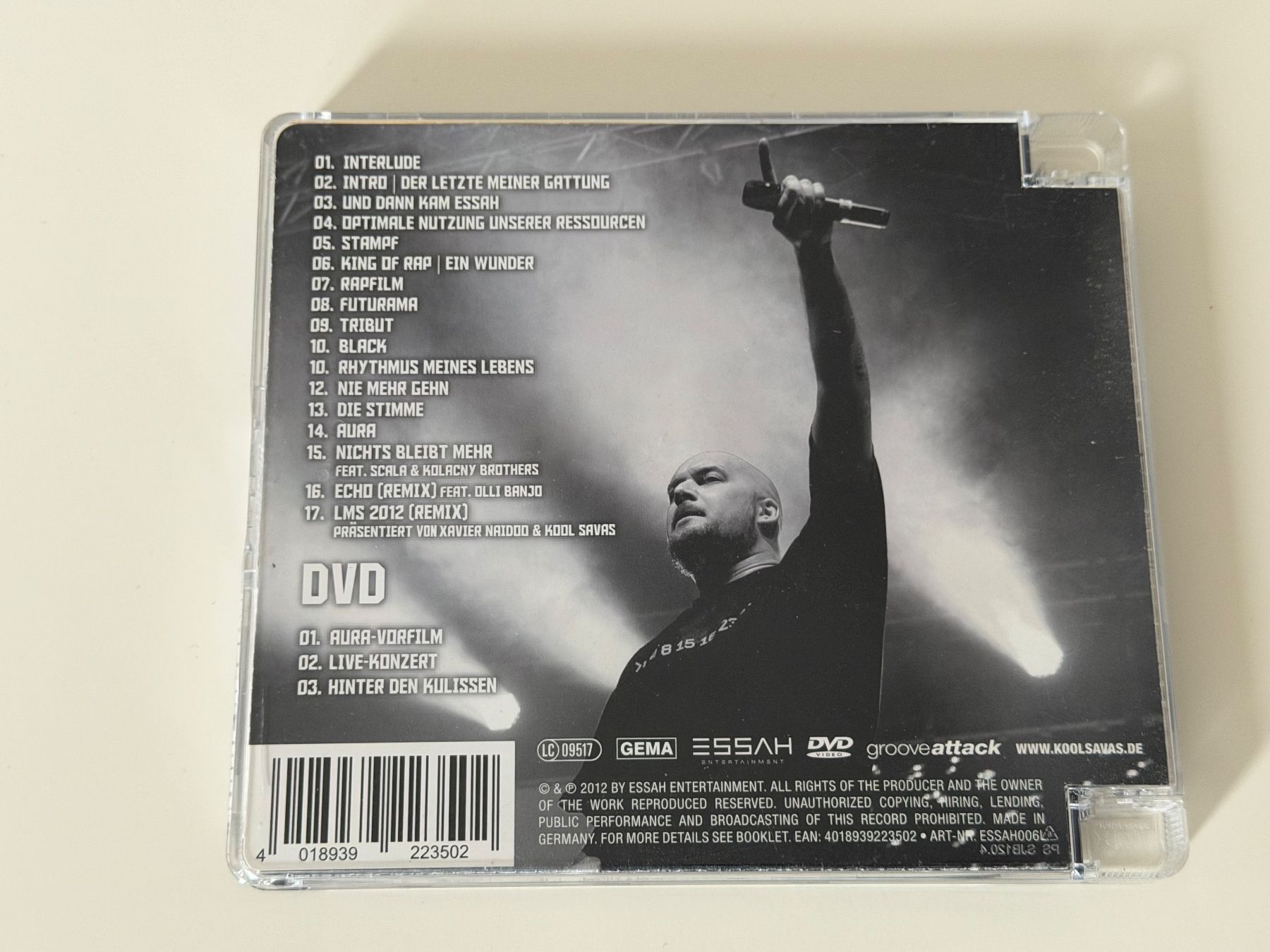 Tutti i DVDs: Kool Savas - Aura Live CD/DVD – Usato da Altstätten SG venduto da sheamus 1