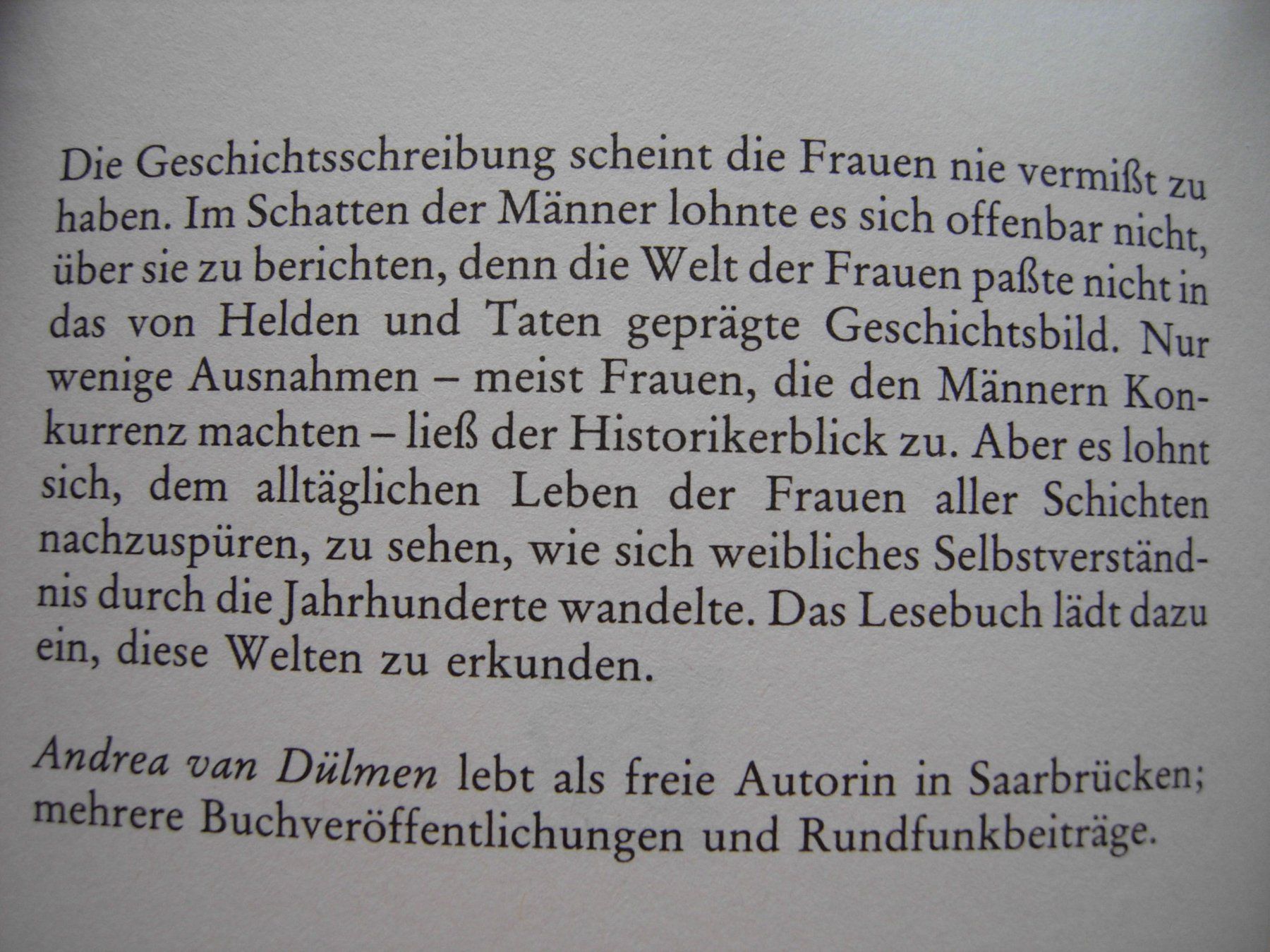 Libri: Frauen - Ein Historisches Lesebuch / Beck`sche Reihe – Usato da Dübendorf venduto da rumpumpel 5