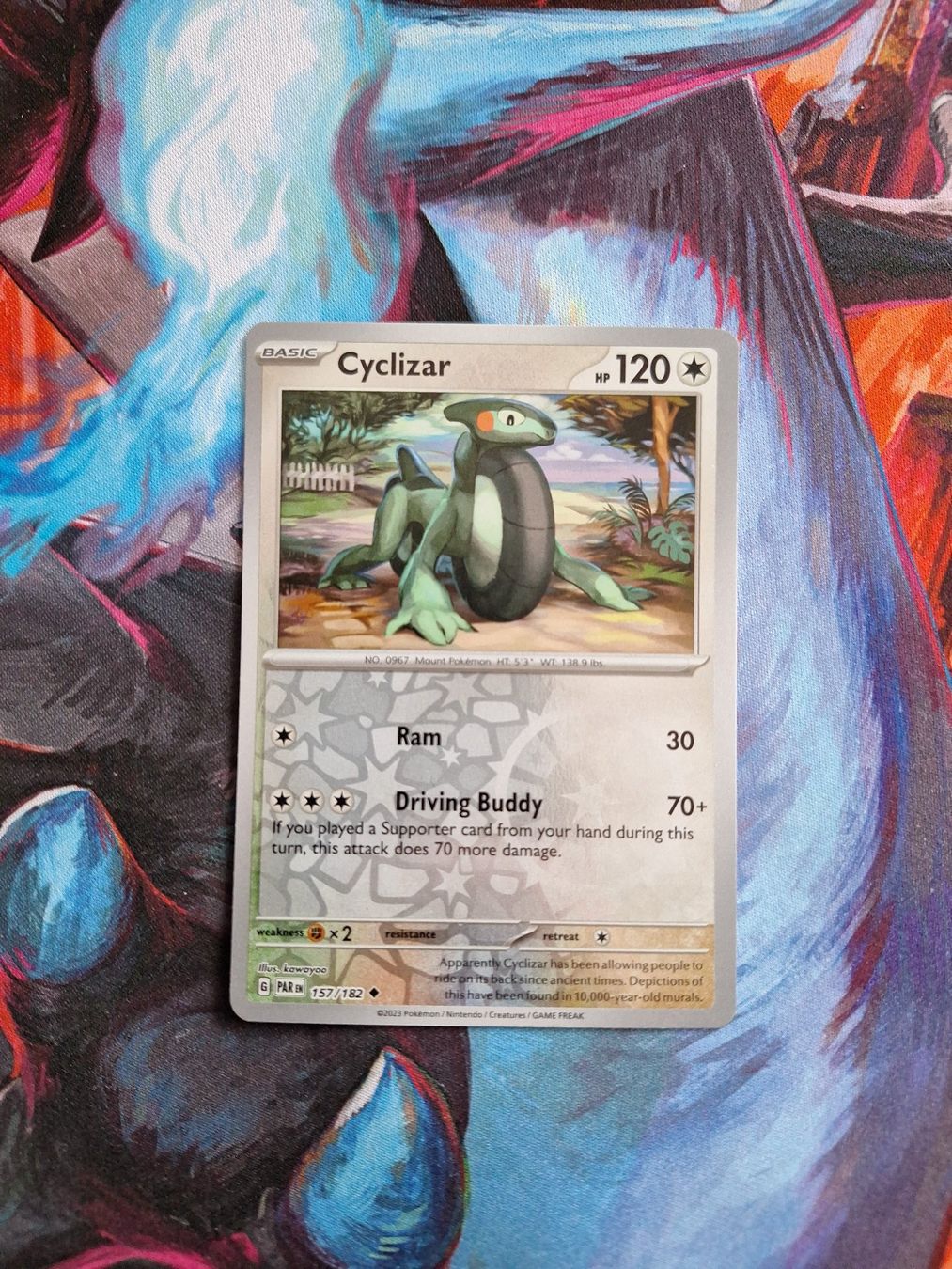 Pokémon Carte collezionabili: Cyclizar - Reverse Holo - Pokemon Paradox Rift – Usato da Altstätten SG venduto da GGsGameshop