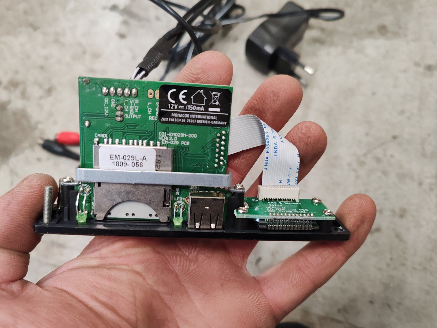 Lettore multimediale & Streamer: Monacor DMP-102 USB-MP3 Player Einbaumodul – Usato da Schwanden GL venduto da duersteventtechnik 2