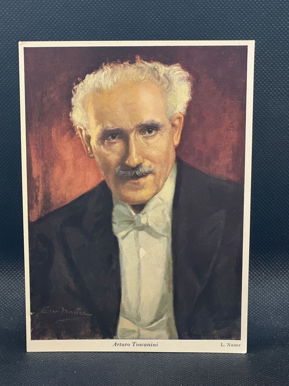 Cartoline postali: L. Nauer: Arturo Toscanini – Usato da Widnau venduto da Brusi9