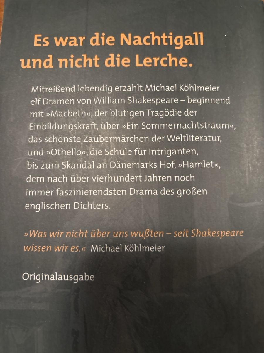 Livres: Michael Köhlmeier Shakespeare erzählt – D'occasion à Unterentfelden par Lavach 1