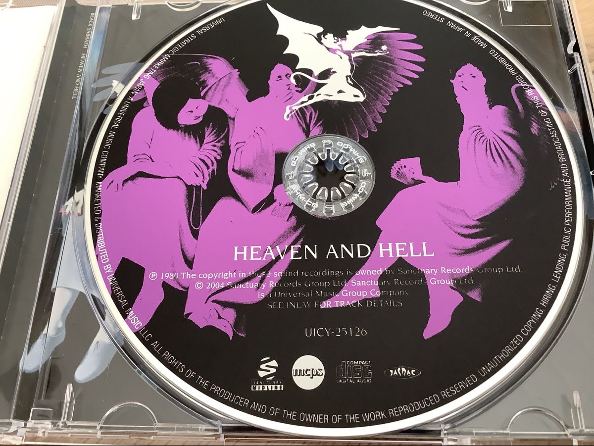 CD: Black Sabbath - Heaven and Hell - SHM-CD Japan Import! – Usato da herzogenbuchsee venduto da HIFIANER 3