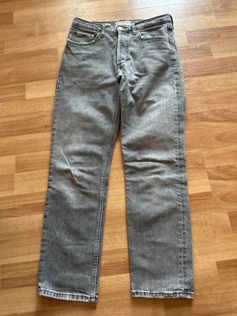 MNG Jeans grau Damen Gr. 36 einf. Bundweite ca. 35 cm MAR