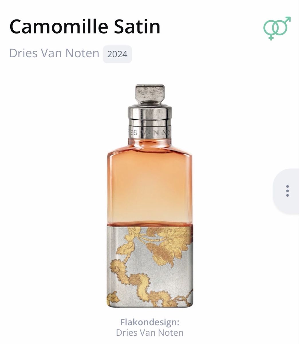 Profumi & Eau de Toilette: Dries Van Noten Camomille Satin 1.5 ml Probe – Nuovo (secondo la descrizione) da Meierskappel venduto da Philium
