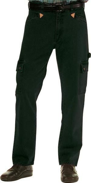 Jeans: Worker Jeans mit Lederecken Gr. 58 Schwarz – Nuovo e nell'imballaggio originale da Koppigen venduto da Werkzeugladen