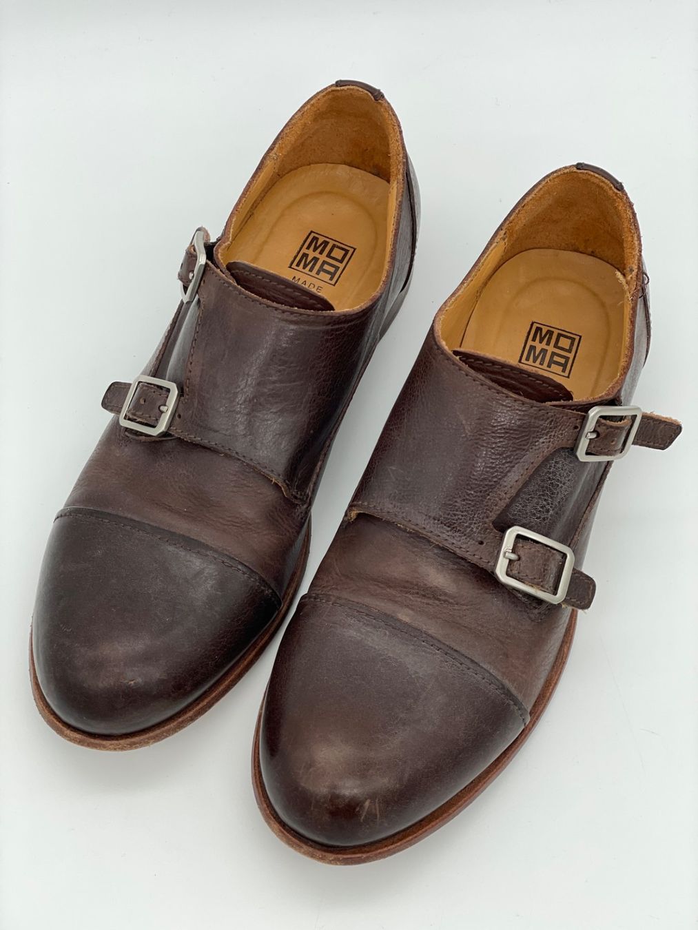 Moma Scarpe da donna: MoMa Double Monk Strap Loafer EU 41.5 Braun – Usato da Zürich venduto da shoe_shop 2