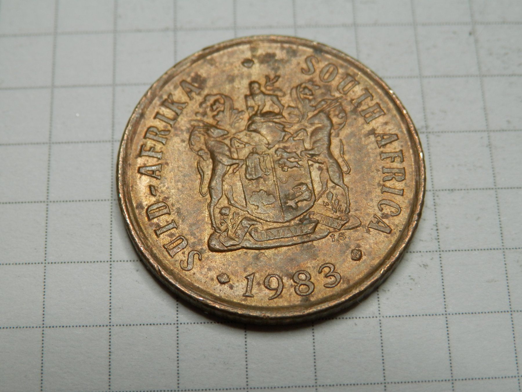 Alle Münzen: Südafrika  1 Cent, 1983 – Gebraucht aus Weiach von weiach81 1