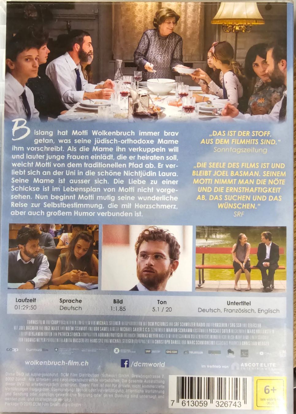 Alle DVDs: Wolkenbruch – Gebraucht aus Wahlen b. Laufen von Cg10 1