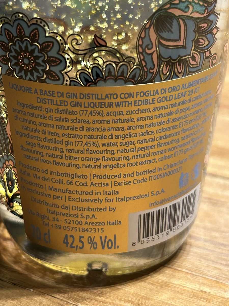 Spirituosen: Ivana Ciabatti Il Gin – Neu und originalverpackt aus Zug von Tugiumerin 4