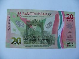 Mexico 20 Pesos Commemorative 2021, Polymer Unc