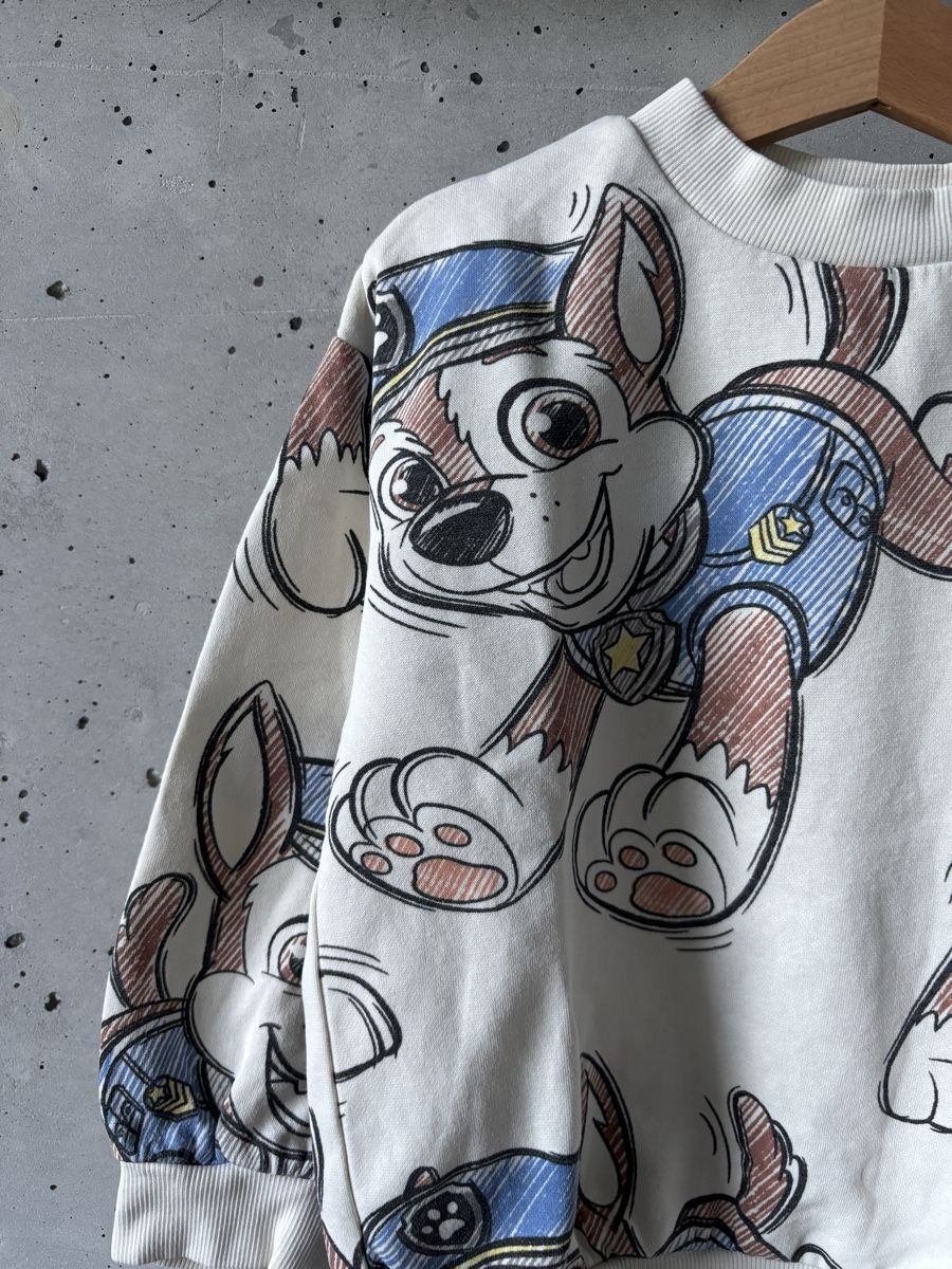 H&M Maglioni & Felpe: H&M Pullover Paw Patrol 110/116 beige Chase Kinder – Usato da Rebstein venduto da wendy321meins 1