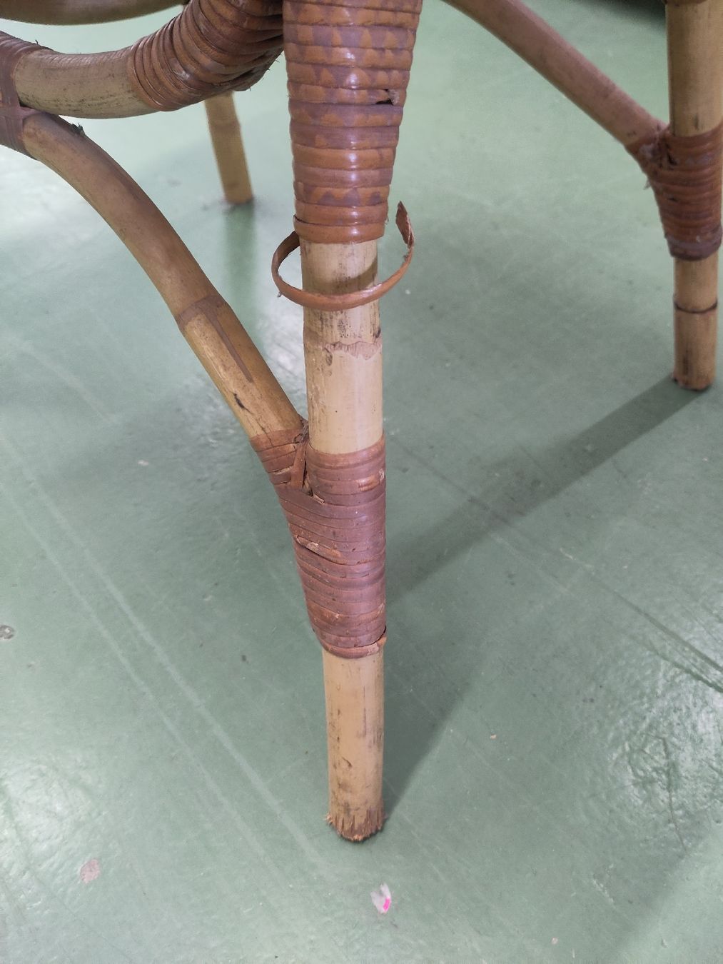 Tavoli: Vintage Rattan Beistelltisch – Usato da Pratteln venduto da Cartonsducoeur_bl 3