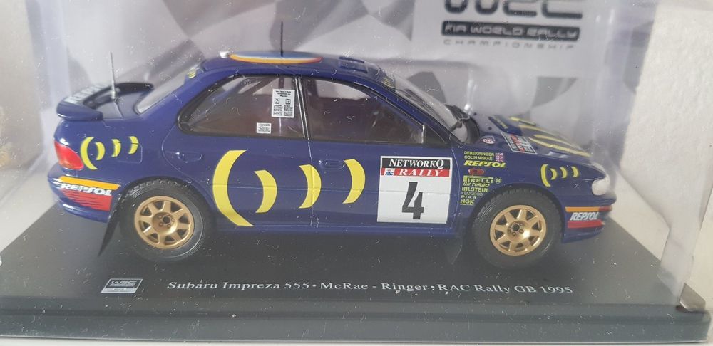 Xe mô hình SUBARU Impreza WRC 2003 HACHETTE tỉ lệ 1:8