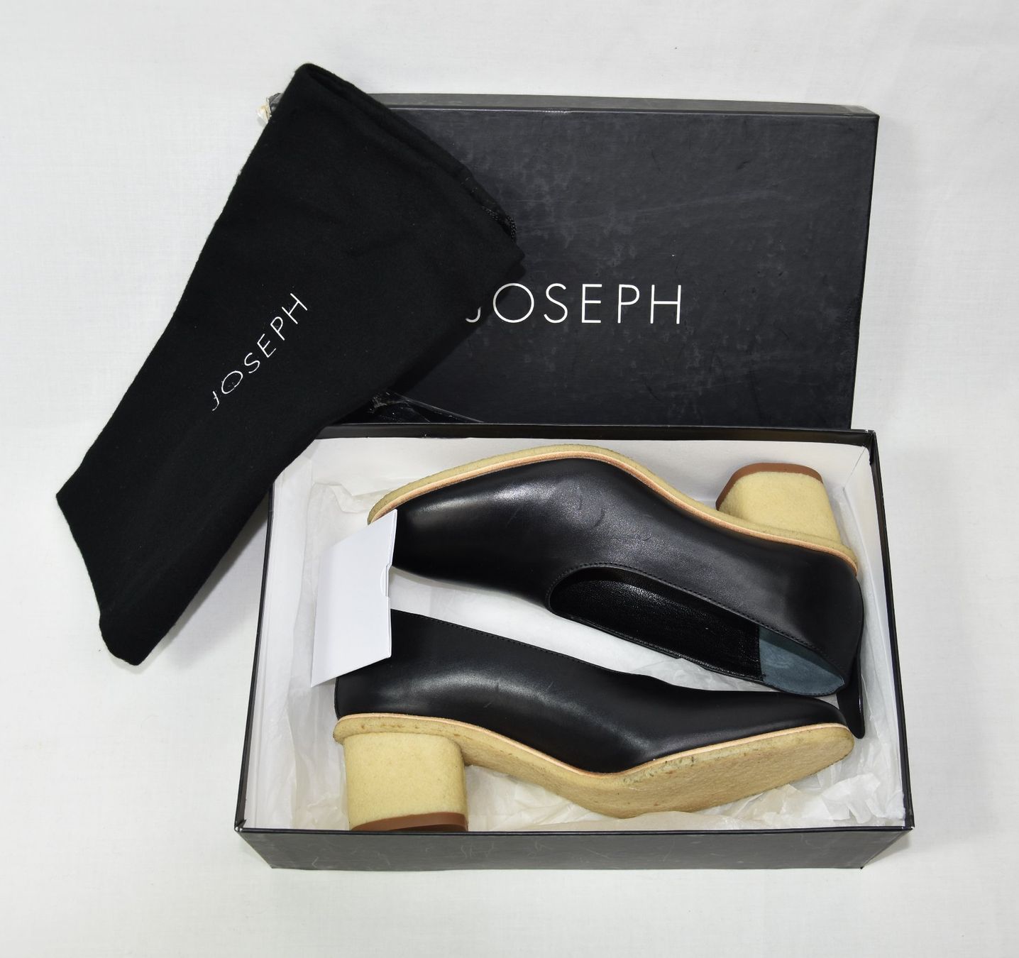 Damenschuhe: JOSEPH Schuhe Pumps Damenschuhe Leder schwarz/  Gr.38.5 – Neu und originalverpackt aus Wohlenschwil von EddieS-Outlet 6