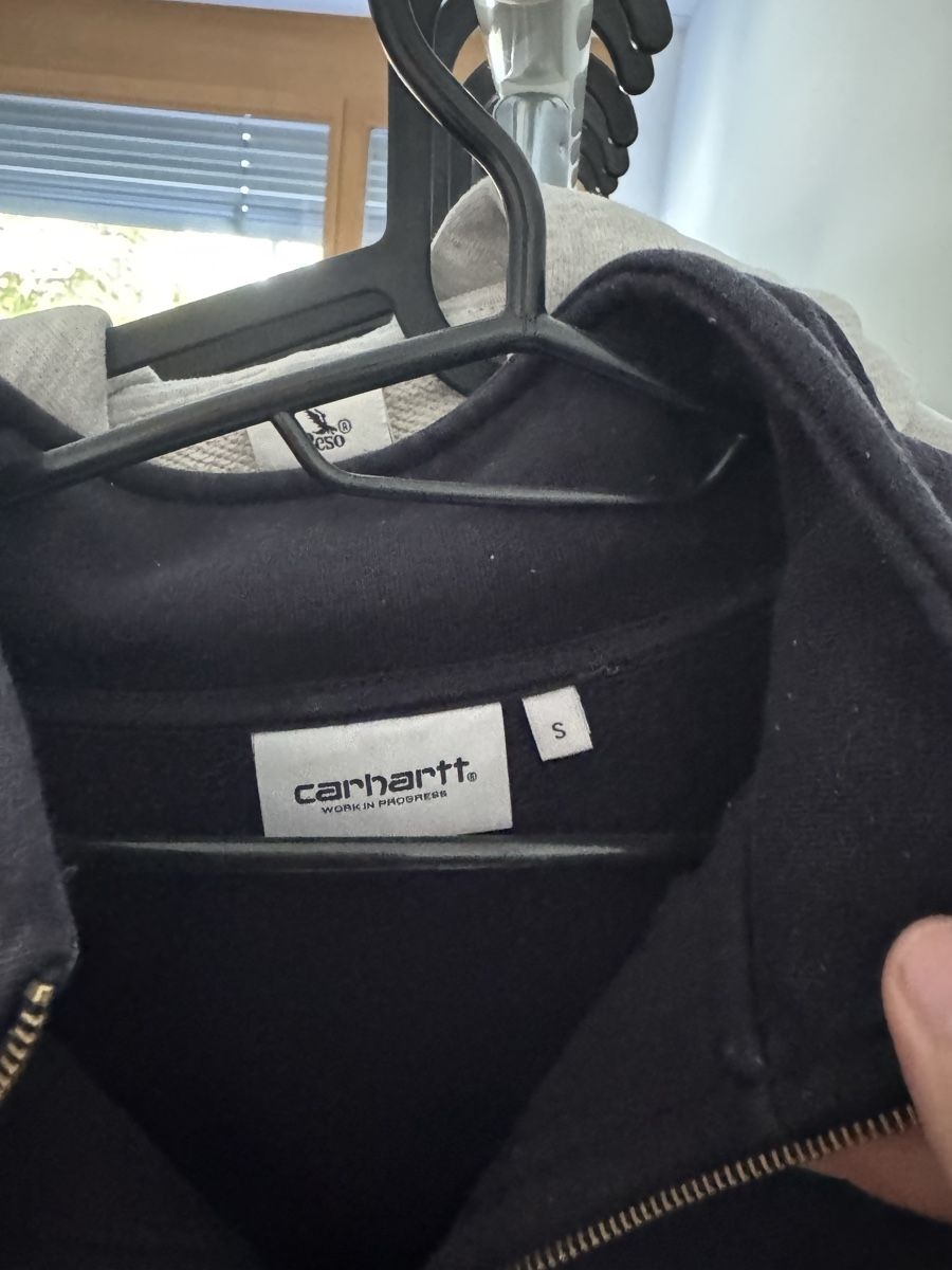 Carhartt Pullover & Sweatshirts: Carhartt Half-Zip Pullover schwarz Grösse S gebraucht – Gebraucht aus St. Gallen von rechsteinersell 1