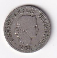10 Rappen 1884 rar