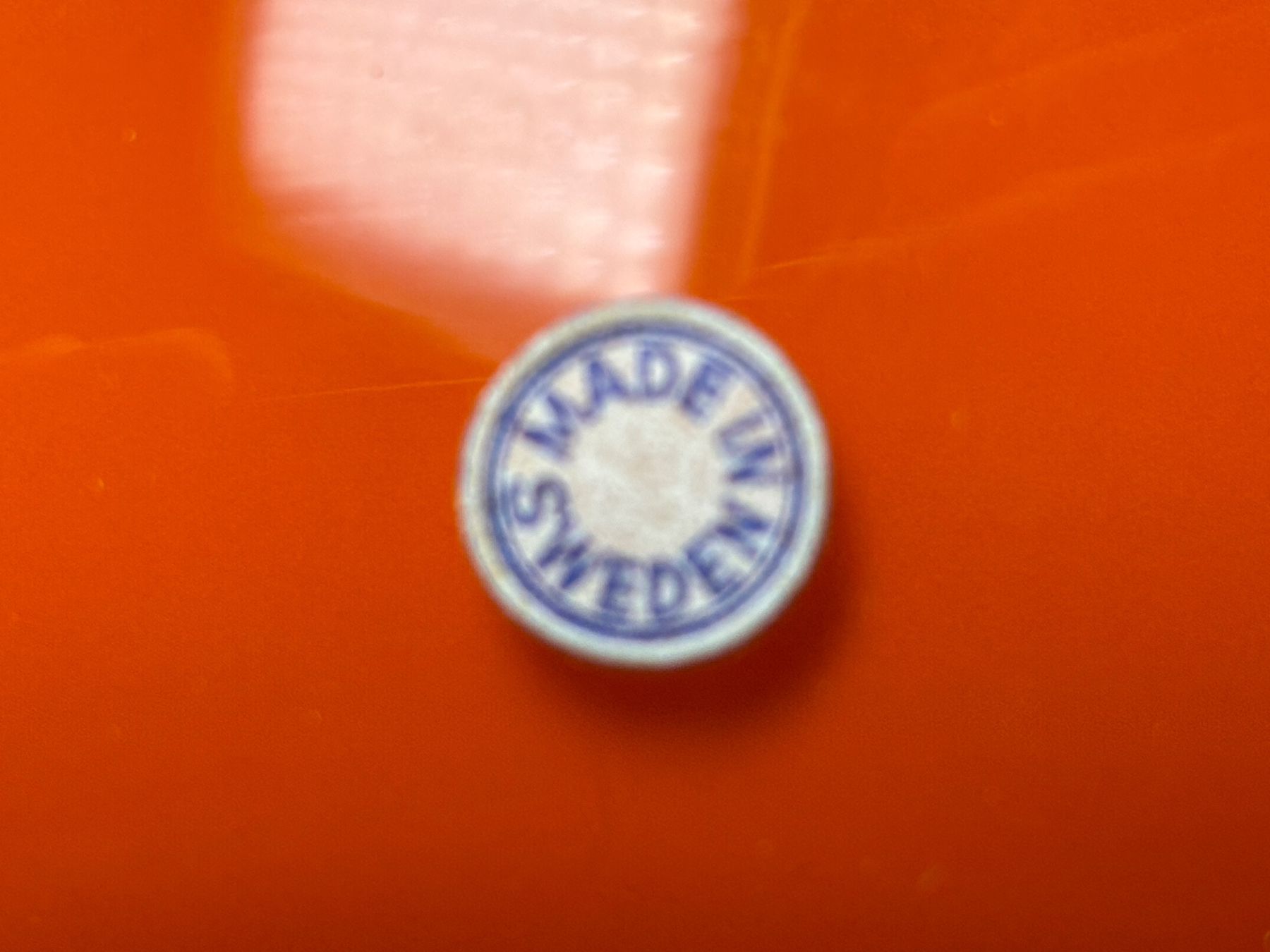 Kronleuchter & Deckenlampen: Orange Glas Deckenlampe Designerlampe Space Age Sweden – Gebraucht aus Hinwil von DaniBachman 7