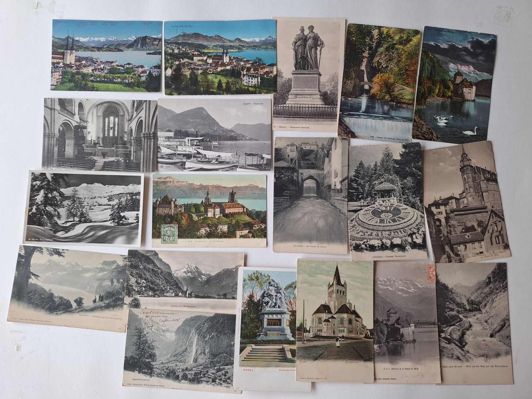 Cartes postales: Alte Ansichtskarten Schweiz, 50 Stück, Kleinformat  (5) – D'occasion à Zürich par t24_de 1