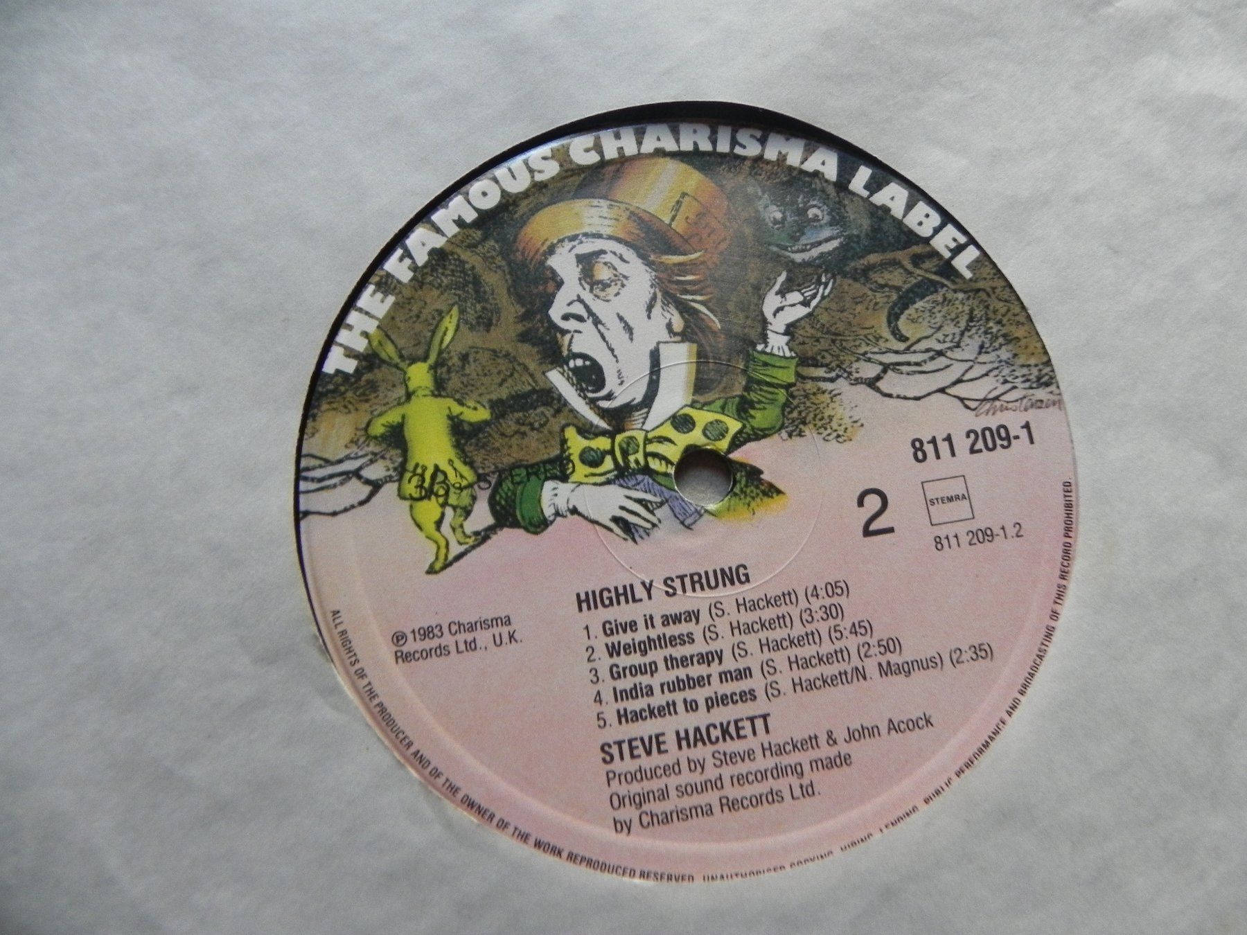 Dischi in vinile: LP brit. Rock Gitarrist Genesis / Steve Hackett 1982 Highly – Usato da Siebnen venduto da krimsie 5