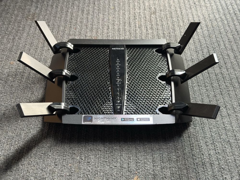Netgear Nighthawk X6 R8000 AC3200 Tri-Band WiFi Router (Gebraucht) in ...