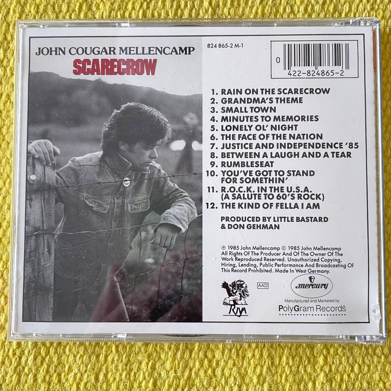 CD: JOHN COUGAR MELLENCAMP-SCARECROW – Usato da Rorschacherberg venduto da CD-Roli 1