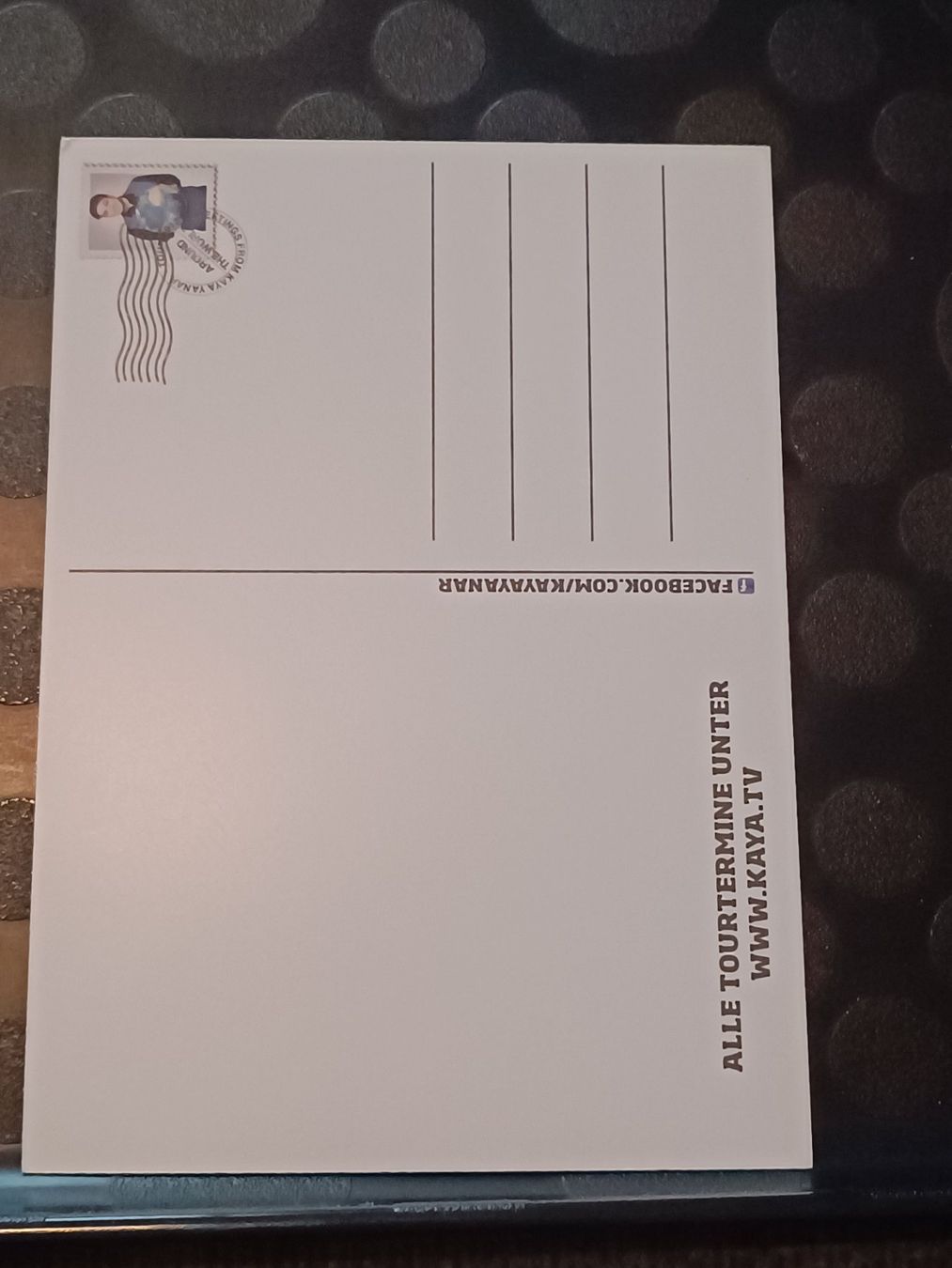 Autografi: Kaya Yanar - handsignierte Autogrammkarte – Usato da Menziken venduto da Artographs 1