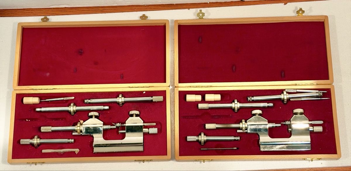 Tutti gli attrezzi: Large Set Swiss STEINER Watchmaker Jacot Pivot Polisher Tool – Usato da Lausanne venduto da artnouveau04