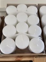 Stumpenkerzen in weiss 70/70mm/OVP/Neu/Weihnachten